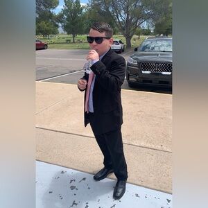 Izod Black Suit Pants